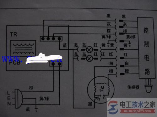 五线抽油烟机接线图图片