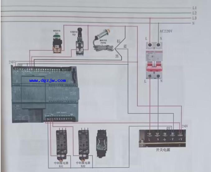 西门子plc1214C DC/DC/DC输入和输出接线